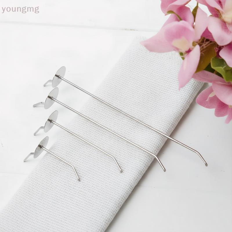 [YG] 10 ชิ้นหมุดบอร์ด Pegboard ตะขอโรงรถทํางาน Shop Storage แสดงองค์กร 3.3 มิลลิเมตรเหล็กแขวนเครื่อง