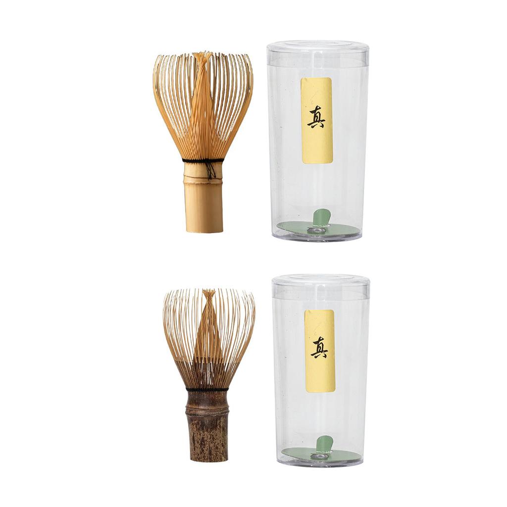 [mibum01eb] แปรงผสมมัทฉะไม้ไผ่อุปกรณ์เสริมสําหรับพิธีชงชาแท้ Chasen Handmade Matcha Powder Stirrer