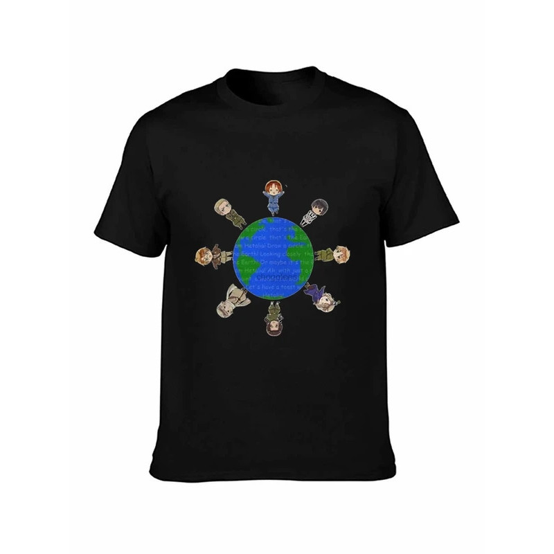 เสื้อยืด Hetalia Axis Powers รุ่นพิมพ์ลาย MF002 เสื้อผู้หญิง
