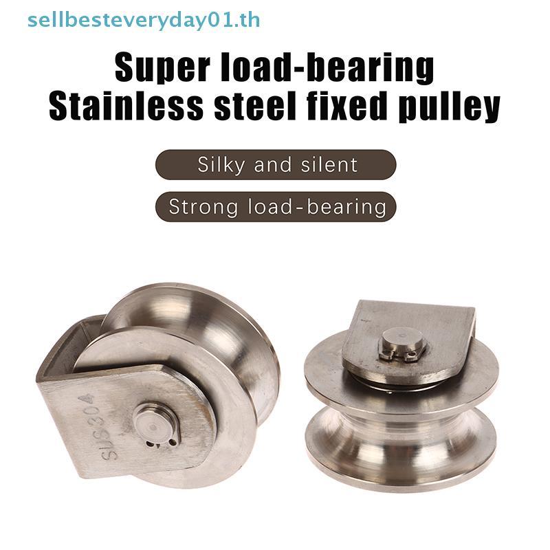 & Sellingbest & Stainless Steel Heavy Duty Roller Wheel Bearing Pulley wheel Pulley Strong Load-bear