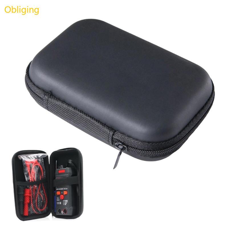 Obliging Hard Multimeter เคสกันกระแทก EVA กระเป๋ากล่องป้องกันสําหรับมัลติมิเตอร์แคลมป์มิเตอร์ Bside 