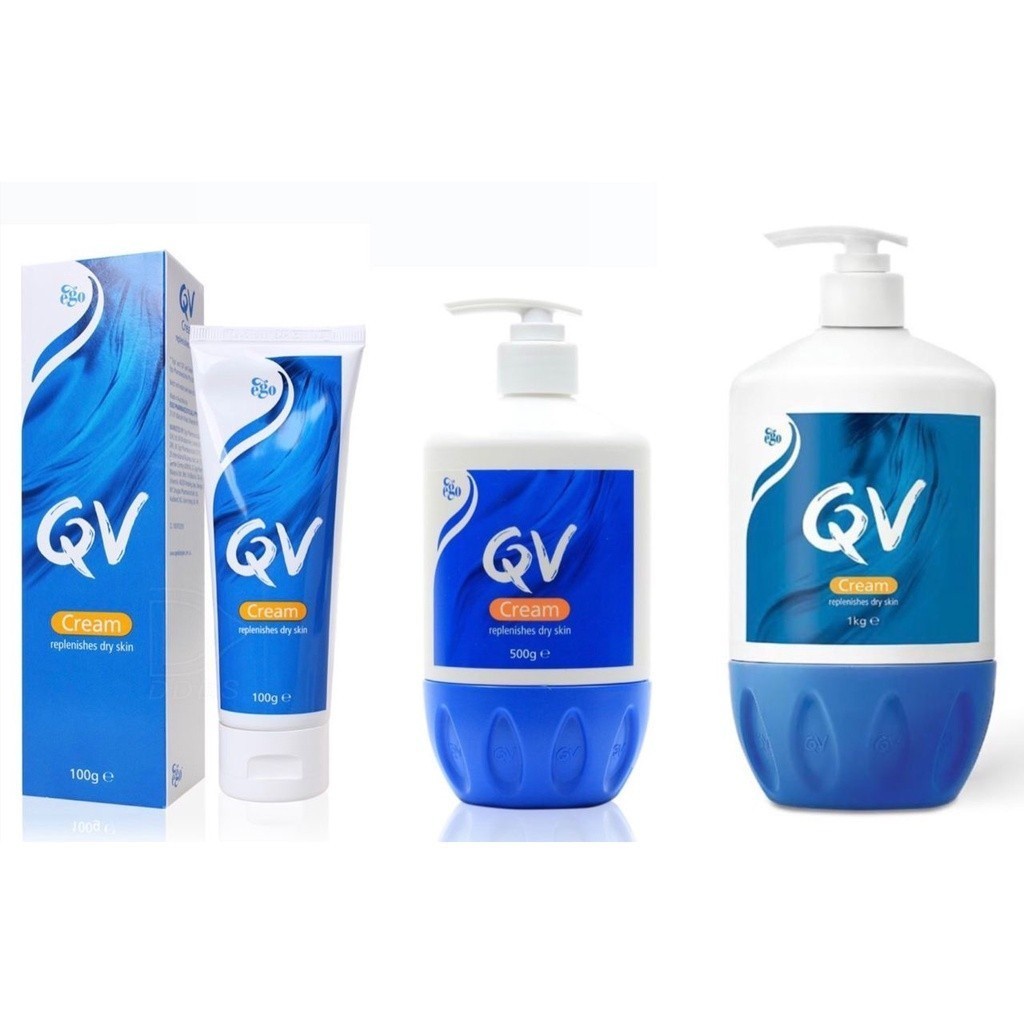 QV CREAM (REPLENISHES DRY SKIN) 100G (EXP:03/2027) | 500ก | 1กิโลกรัม