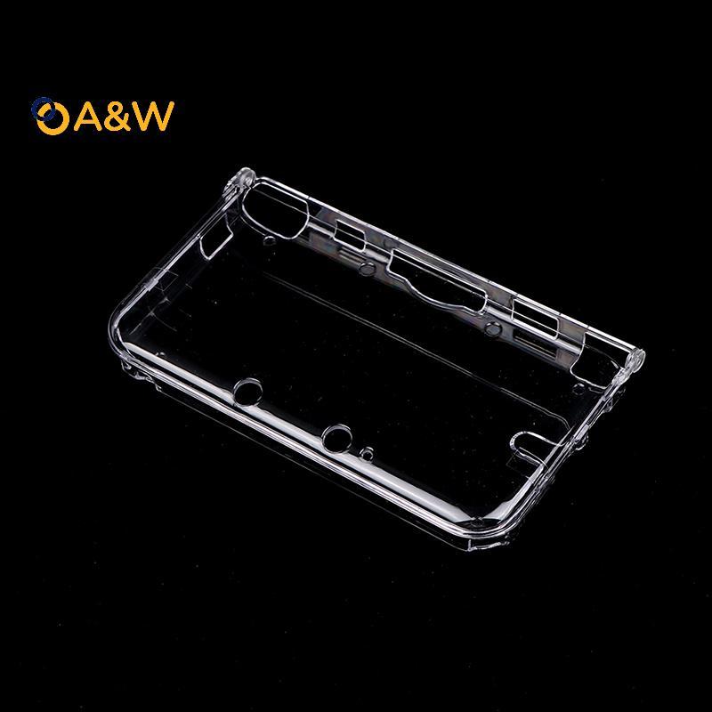 A&W Clear Crystal Cover Hard Shell Case สําหรับ Nintendo 3DS XL LL N3DS 3DS LL