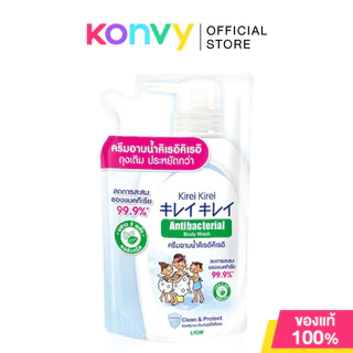 Kirei Kirei Anti-Bacterial Shower Cream Clean & Protect Refill 400ml คิเรอิ คิเรอิ ครีมอาบน้ำ สูตร Clean & Protect.