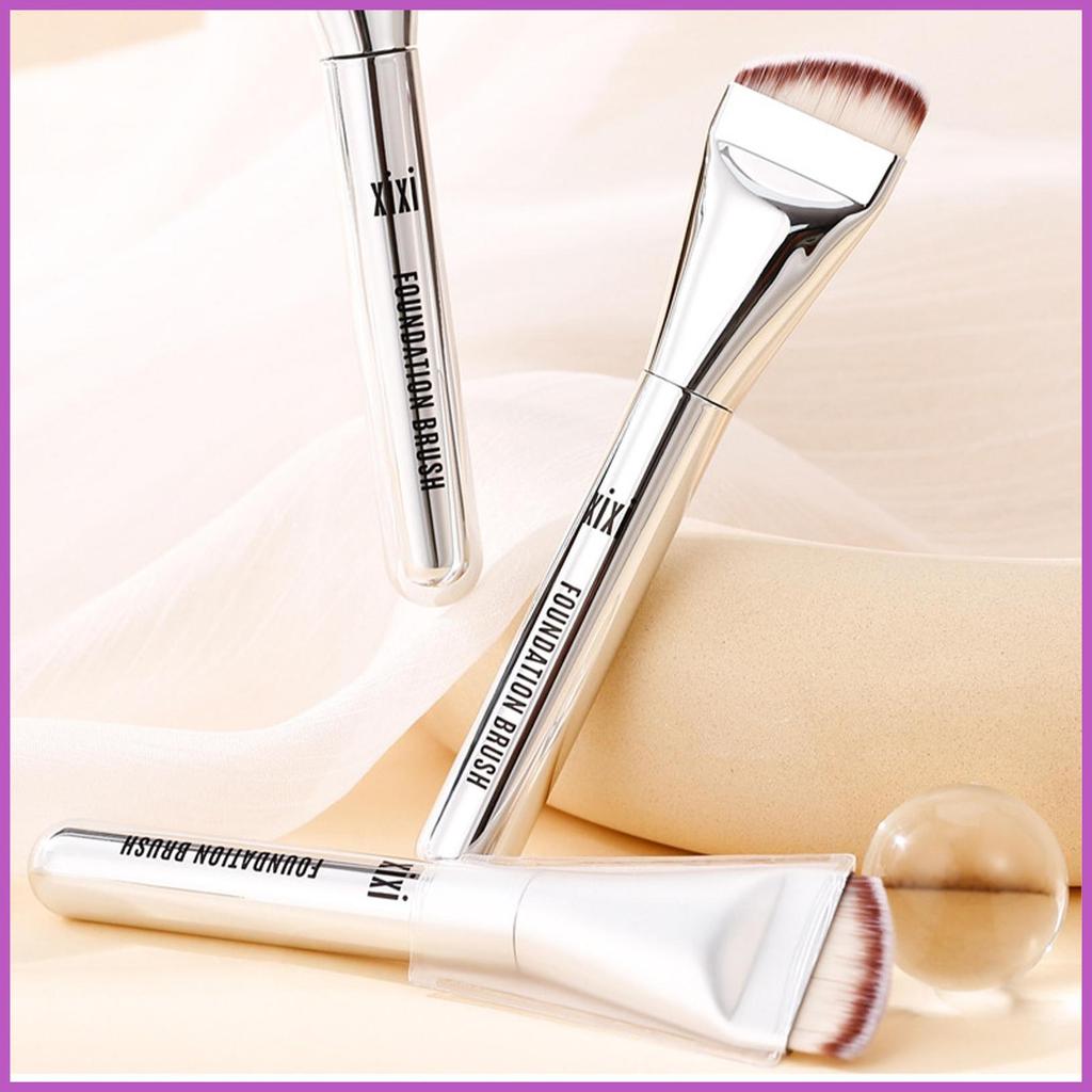 Flat Foundation Brush Liquid Foundation Brush Portable Foundation Applicator Compact Liquid Blush Br
