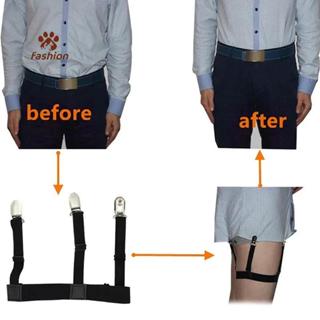 เสื้อและเข็มขัดสำหรับผู้ชาย พร้อมสายรัดยืดหยุ่นและสุภาพ แฟชั…