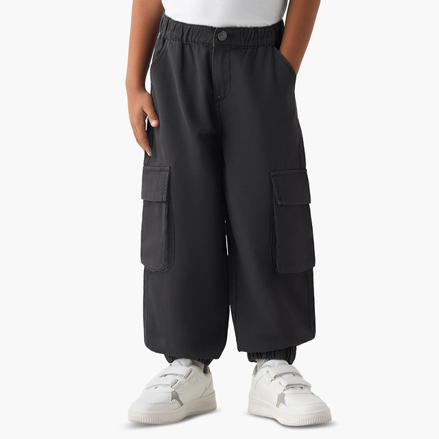 Babyshop Juniors Elasticated เอว Cargo Joggers พร้อมกระเป๋า