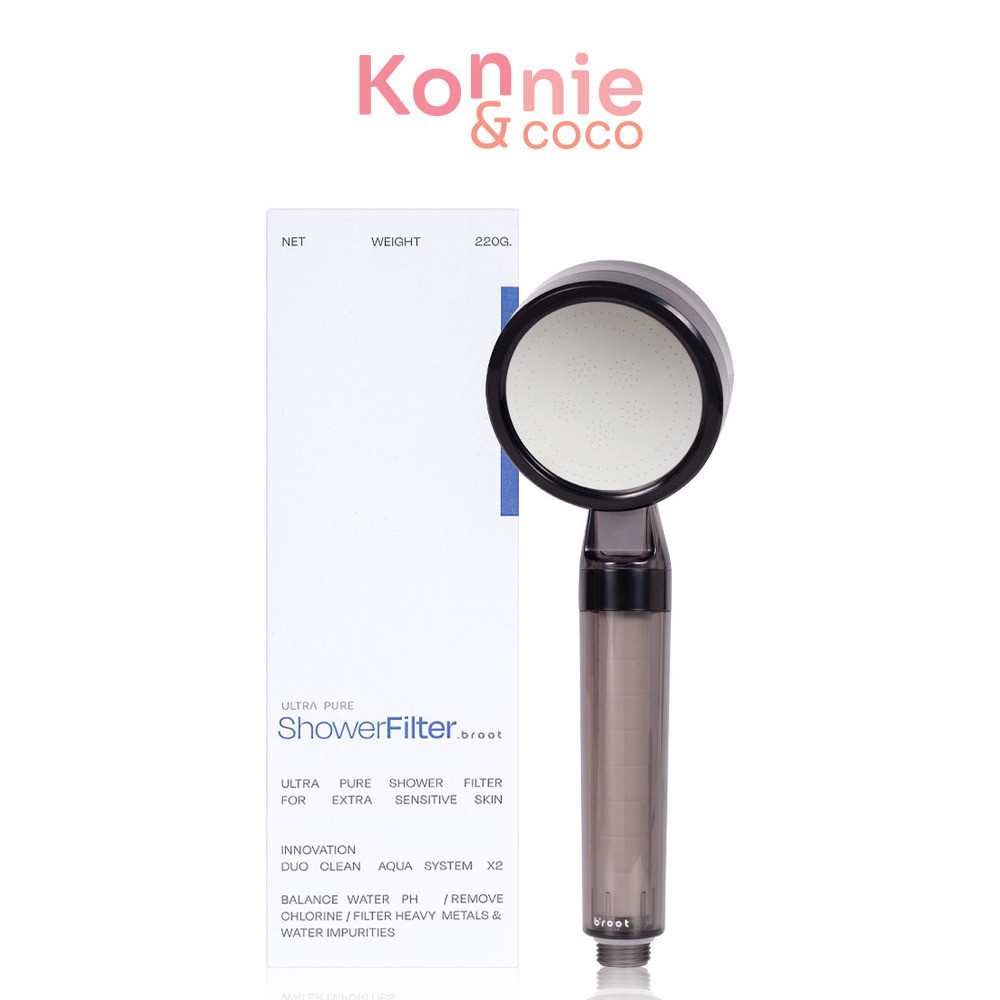 Broot Ultra Pure Shower Filter 150g ฝักบัวกรองน้ำ เพื่อผิวบอบบางและแพ้ง่ายเป็นพิเศษ.