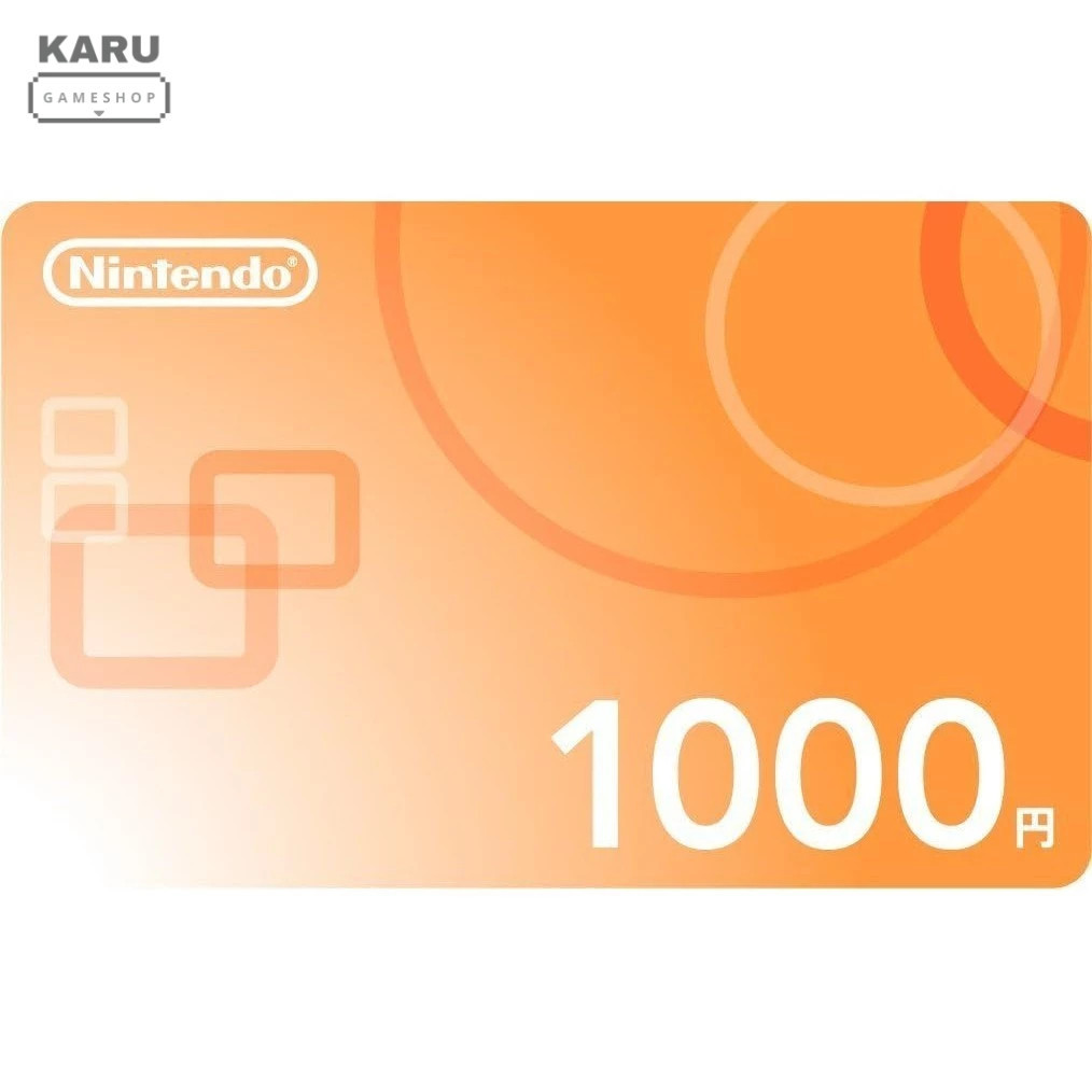 [พร้อมส่ง] มือ 1 โค้ด Nintendo eShop : 1000 เยน สำหรับ Nintendo Switch / Switch 2 โซนญี่ปุ่น