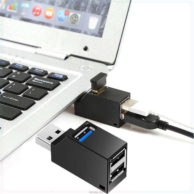 SIFREE Mini USB Hub Super Speed USB 3.0 3 Ports Upward - ZG163