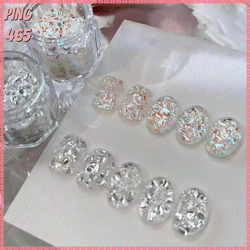 PINGD Nail Art Sequins, Nail Art DIY Flash Nail Art, Glitter Blinking Nail Art Charms
