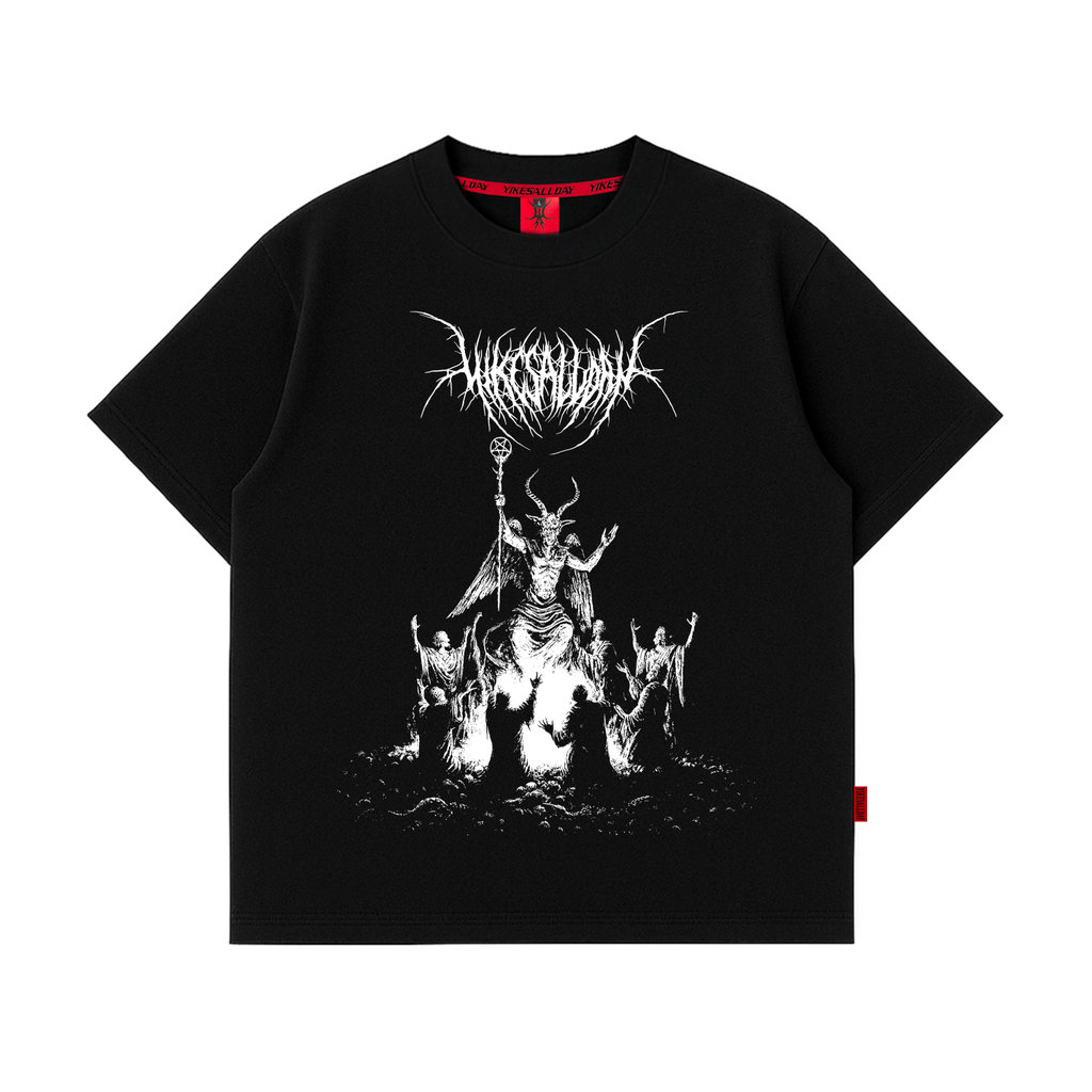 เสื้อยืด OVERSIZED | SABBATH | สีดํา สีดํา สีดํา สีดํา | YIKESALLDAY