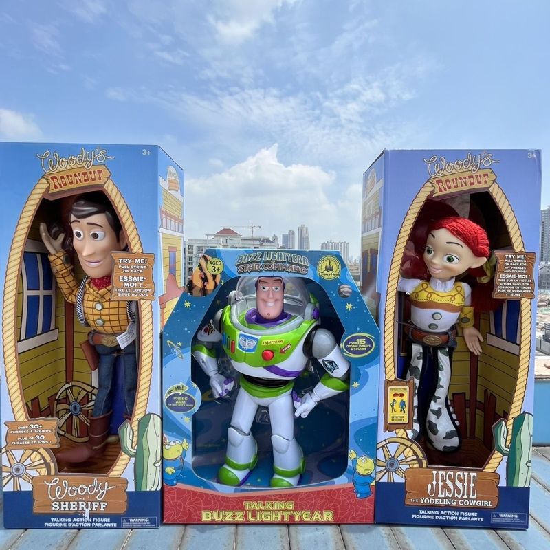 Toy Story Talking Woody Doll Cowboy Woody Long Triss Full Set Doll Children