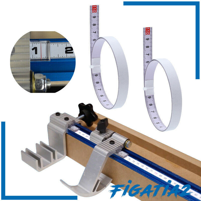 [Figatia2] เทปวัดแบบมีกาวในตัว 1M/ 1.1yd สําหรับ Workbenches, โต๊ะเลื่อย L To R