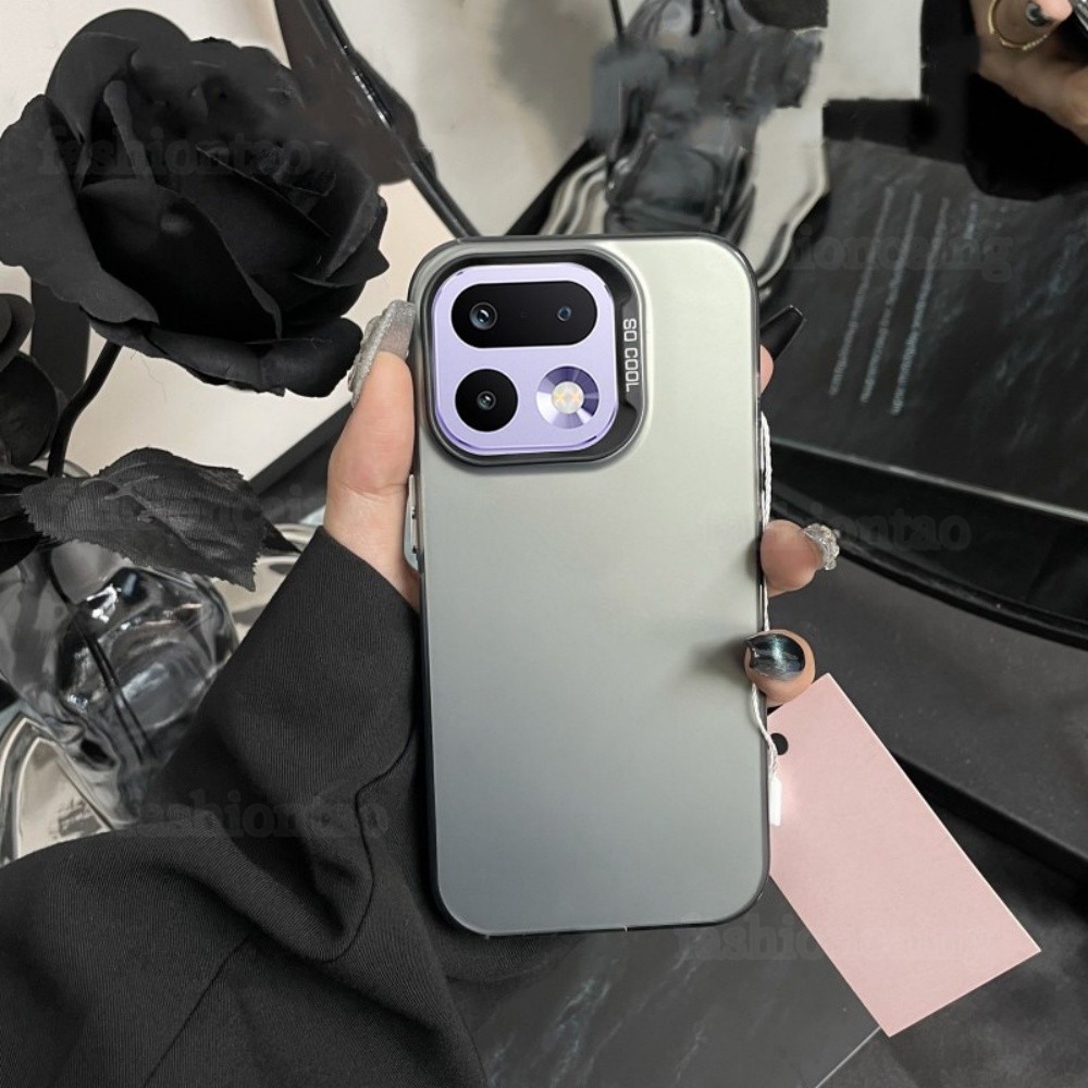 สําหรับRealme16Pro 5GสําหรับRealme 16 Pro Plus 16Pro + 16Proplus 16T 16X 1 6 Realme16Pro + Frosted Hardเคสโทรศัพท์แฟชั่นMinimalistเลเซอร์ฝาครอบโทรศัพท์ป้องกันปกหลัง