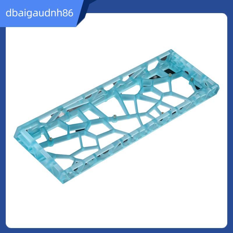 READY STOCKGH60 Hole Hollow Keyboard Case Matte PC วัสดุสําหรับ Gh60/Wooting60/DZ60 คีย์บอร์ดเชลล์ B