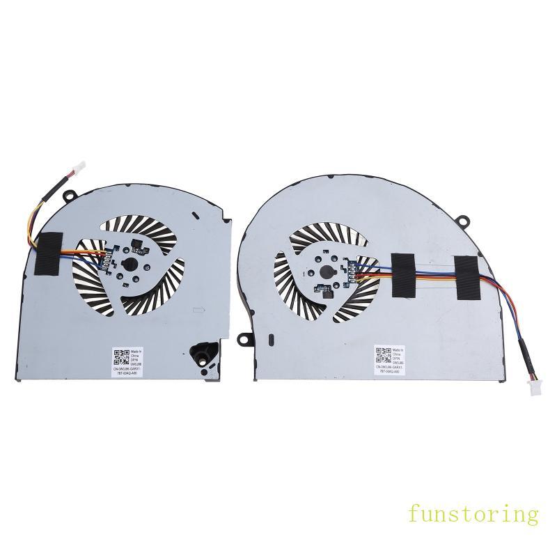 FUN ใหม่ของแท้ CPU GPU พัดลมระบายความร้อน 5V Cooler พัดลมสําหรับ DELL สําหรับ 17 R4 R5 P31E ALW17 AL