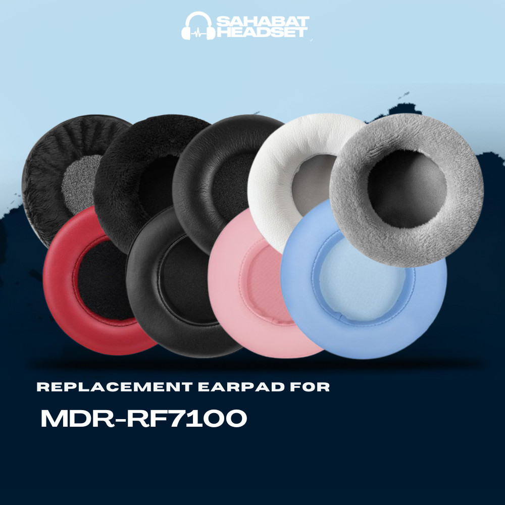 Earpad แผ่นรองหูฟัง Sony MDR-RF7100 MDR-RF-7100 MDRRF7100 แผ่นโฟม