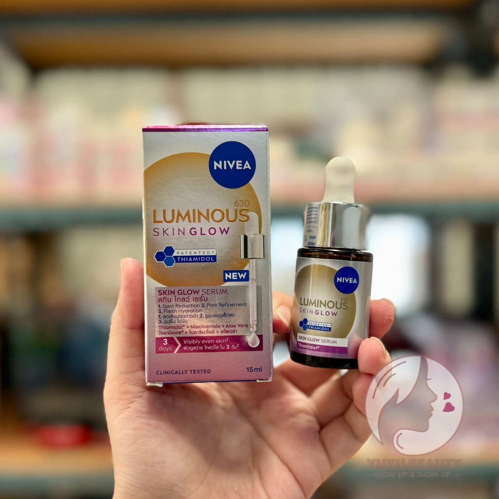 Nivea Luminous630 Skin Glow Serum 15 Ml. นีเวีย ลูมินัส630 สกิน โกลว์ เซรั่ม 15 มล.