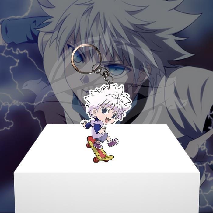Gantungan Kunci Anime Hunter X Hunter - Killua - Ganci Akrilk - พวงกุญแจอะคริลิค - Killua 1, Gantung
