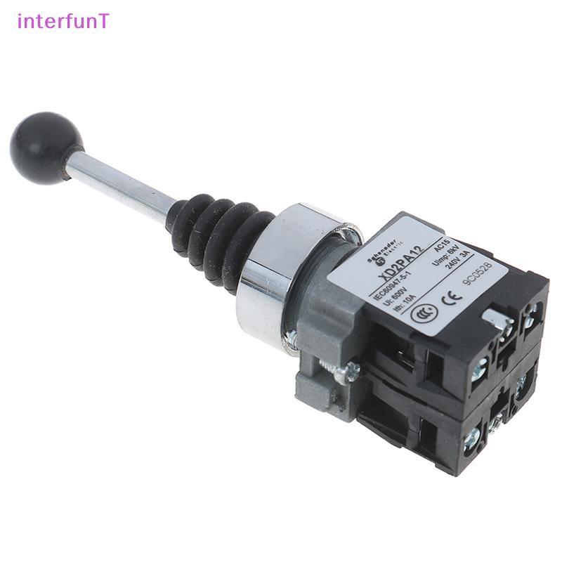 [InterfunT] 1 ชิ้น 2NO 2 ตําแหน่งสวิตช์ roer XD2-PA12 XD2-PA22 joysti controllers switch