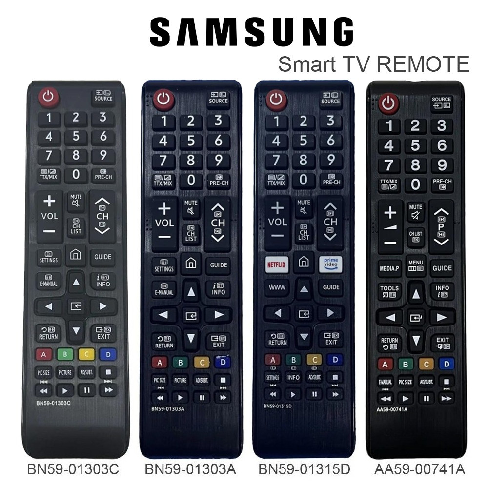 รีโมททีวี Remote SAMSUNG LCD Smart TV รีโมท 4K HD (รีโมทของแท้ - ใช้โดยตรงไม่ต้องตั้งค่า)