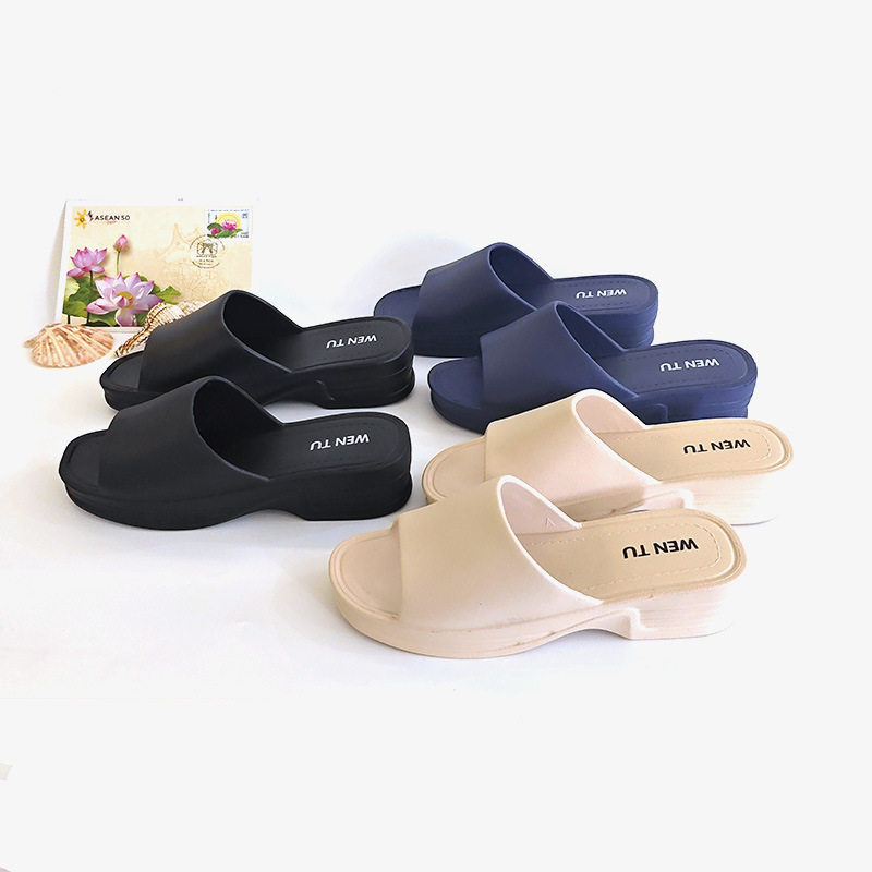 slipper สลิปเปอร์ เวียดนามอุณหภูมิ Tu นําเข้าฤดูร้อนผู้หญิงรองเท้าแตะแพลตฟอร์มแฟชั่นความสูงรองเท้าแต