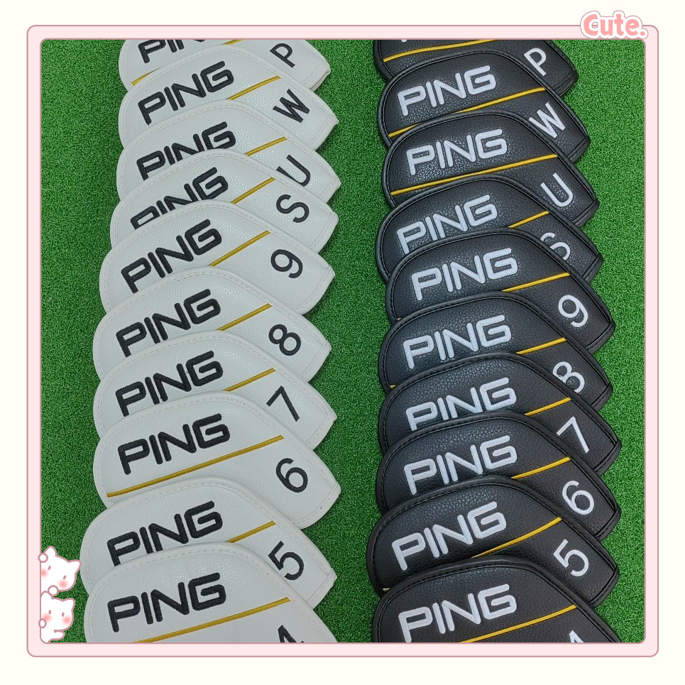 🔥พร้อมส่ง🔥ฝาครอบป้องกันหัวไม้กอล์ฟ Golf Head Cover ฝาครอบเหล็กสำหรับกอล์ฟ ฝาครอบไม้กอล์ฟทั่วโลก และฝ
