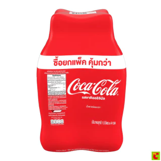 โค้ก น้ำอัดลม รสออริจินัล สูตรน้ำตาลน้อยกว่า 1.5 ล. x 4 ชิ้น