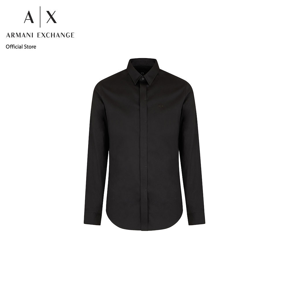 Armani Exchange เสื้อเชิ้ต รุ่น 8NZCBD-ZN10Z-UB001 - สีเขียวเข้ม