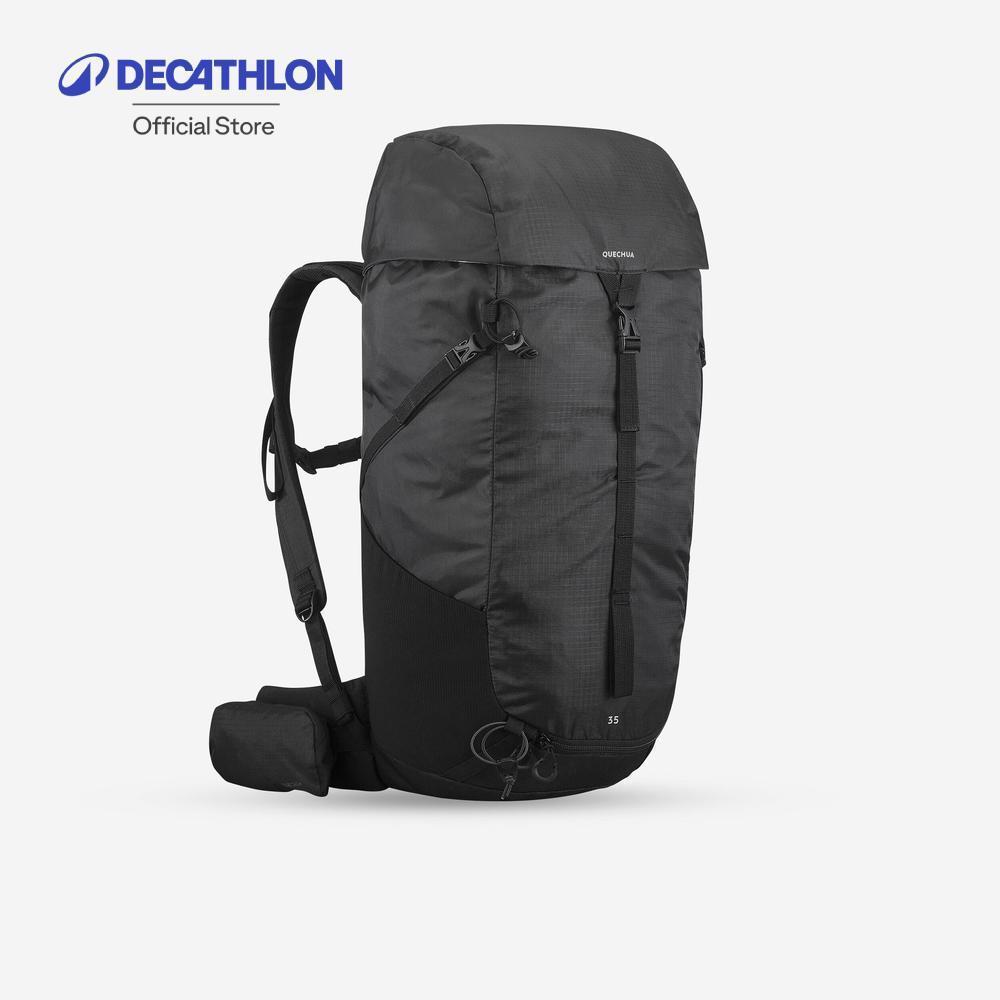 Decathlon Backpack Mh100 35L เป้สะพายหลังรุ่น Mh100 ขนาด 35 ลิตร - Khaki