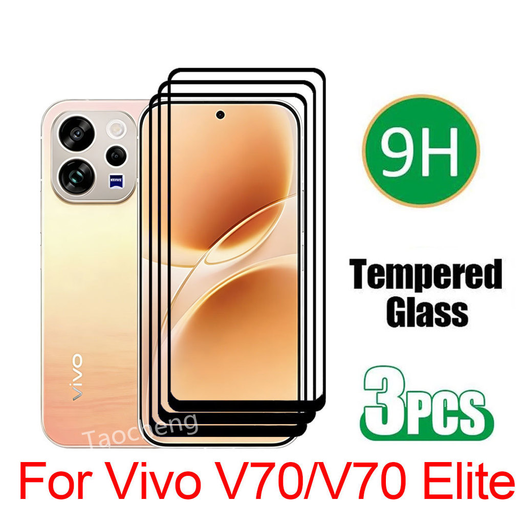 ฟิล์มกระจกนิรภัยสําหรับ Vivo V70 Elite E lite V70Elite 5G 2026 ฝาครอบ Gobal ป้องกันหน้าจอฟิล์มแก้วด้