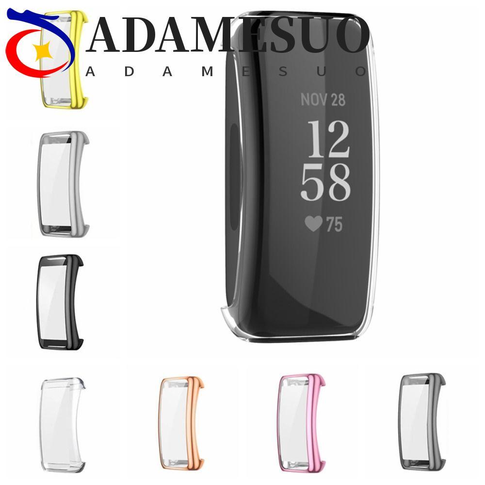 ADAMESUO Fitbit Inspire 3 ตัวป้องกันหน้าจอ, เคสฝาครอบนาฬิกา TPU Inspire 3 ฝาครอบนาฬิกา, ป้องกันรอยขี