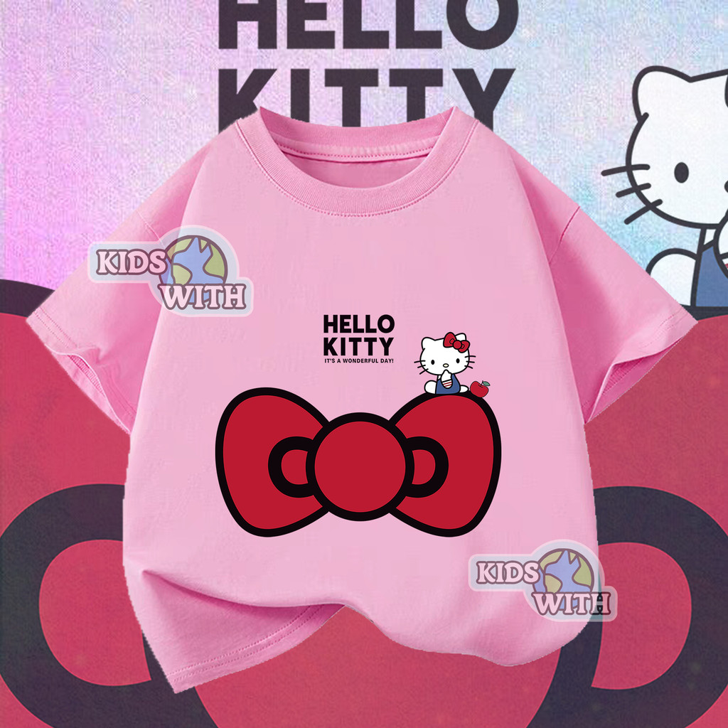 เสื้อยืดแขนสั้นสำหรับเด็กดีไซน์ผสมสีสไตล์เกาหลี ลาย  เนื้อ จากร้าน Kids WITH  เหมาะสำหรับเด็กชายหญิง#S226 ราคา ถูกที่สุด ดีลบีเคเค แกลเลอรีภาพที่ 5