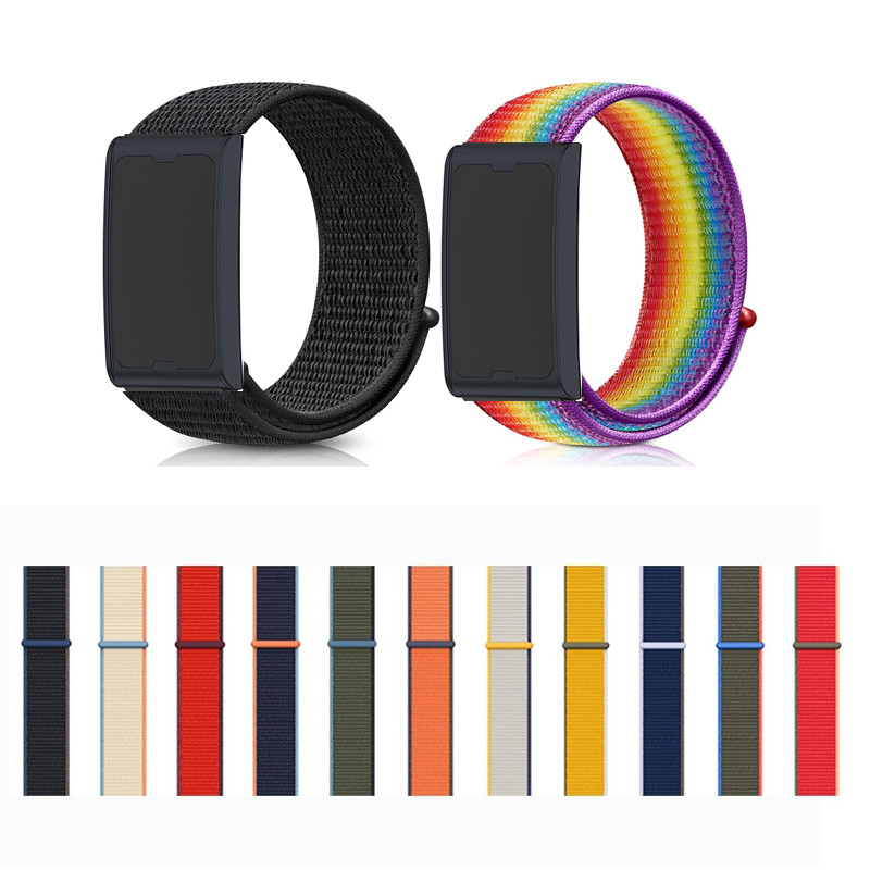 สายนาฬิกาสปอร์ตแบบห่วงไนลอนสําหรับ Huami Amazfit Helio Strap