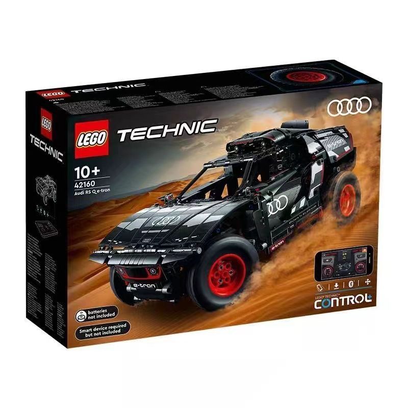 Lego 42160 Audi RS Q e-tron รถออฟโรดเครื่องจักรรีโมทคอนโทรลบล็อกตัวต่อ