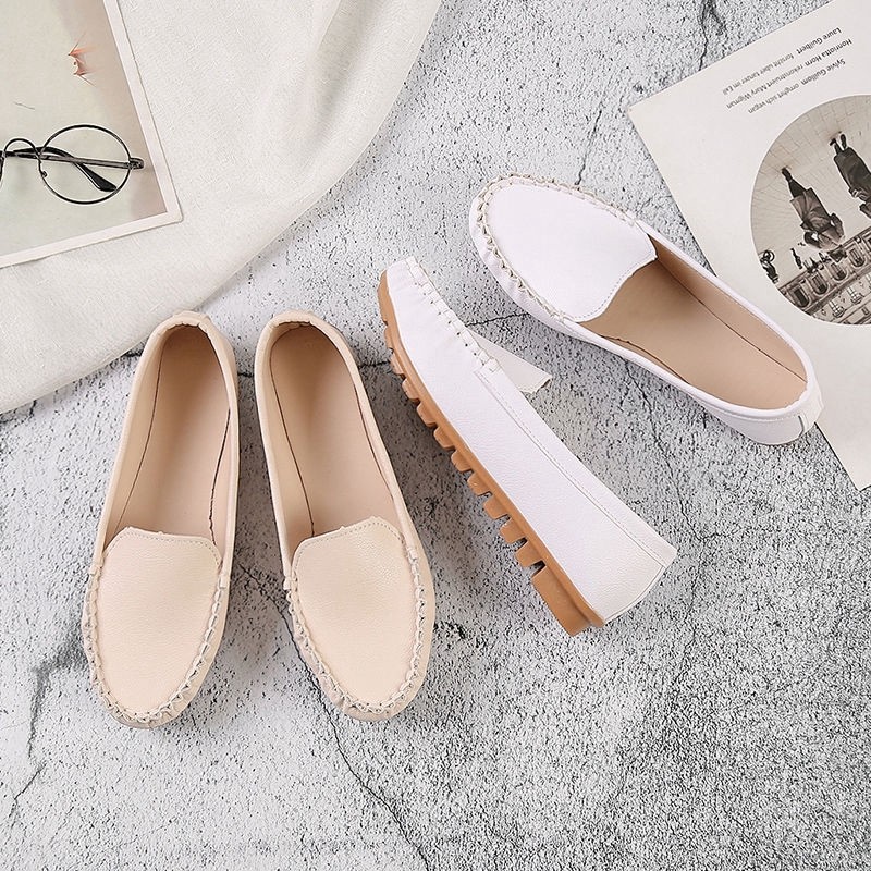 IC4 Ready Stock Flat Shoes Lady Loafers Women Shoes Basic Fashion Loafer Shoes