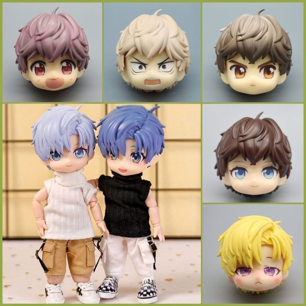 Ob11 Baby Head gsc Nendoroid Hair Band แต่งหน้า Baby Face gsc ผม Universal ที่ถอดออกได้หัว Shell gsc
