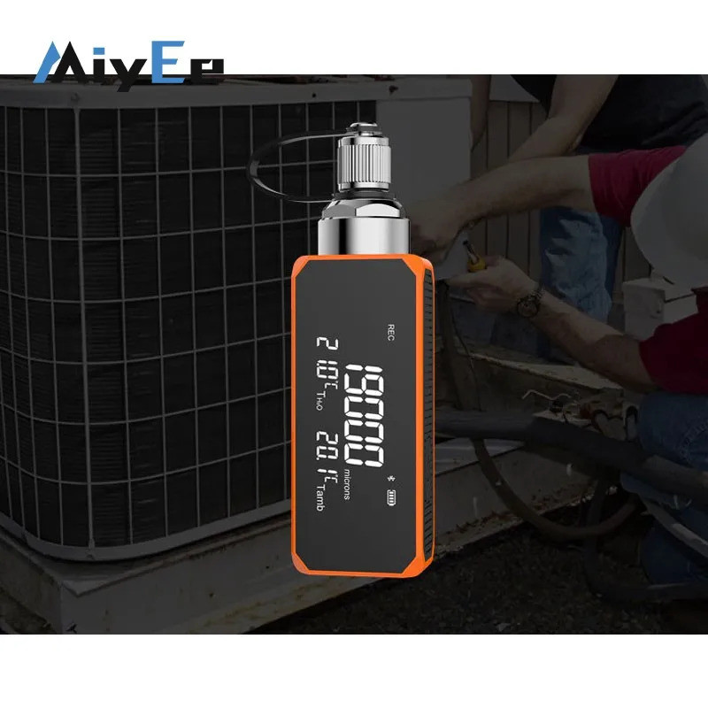 VGW-mini 1-19000 ไมครอนเครื่องวัดสูญญากาศดิจิตอลสารทําความเย็นสูญญากาศW/นําเข้าเซ็นเซอร์สําหรับHVAC 