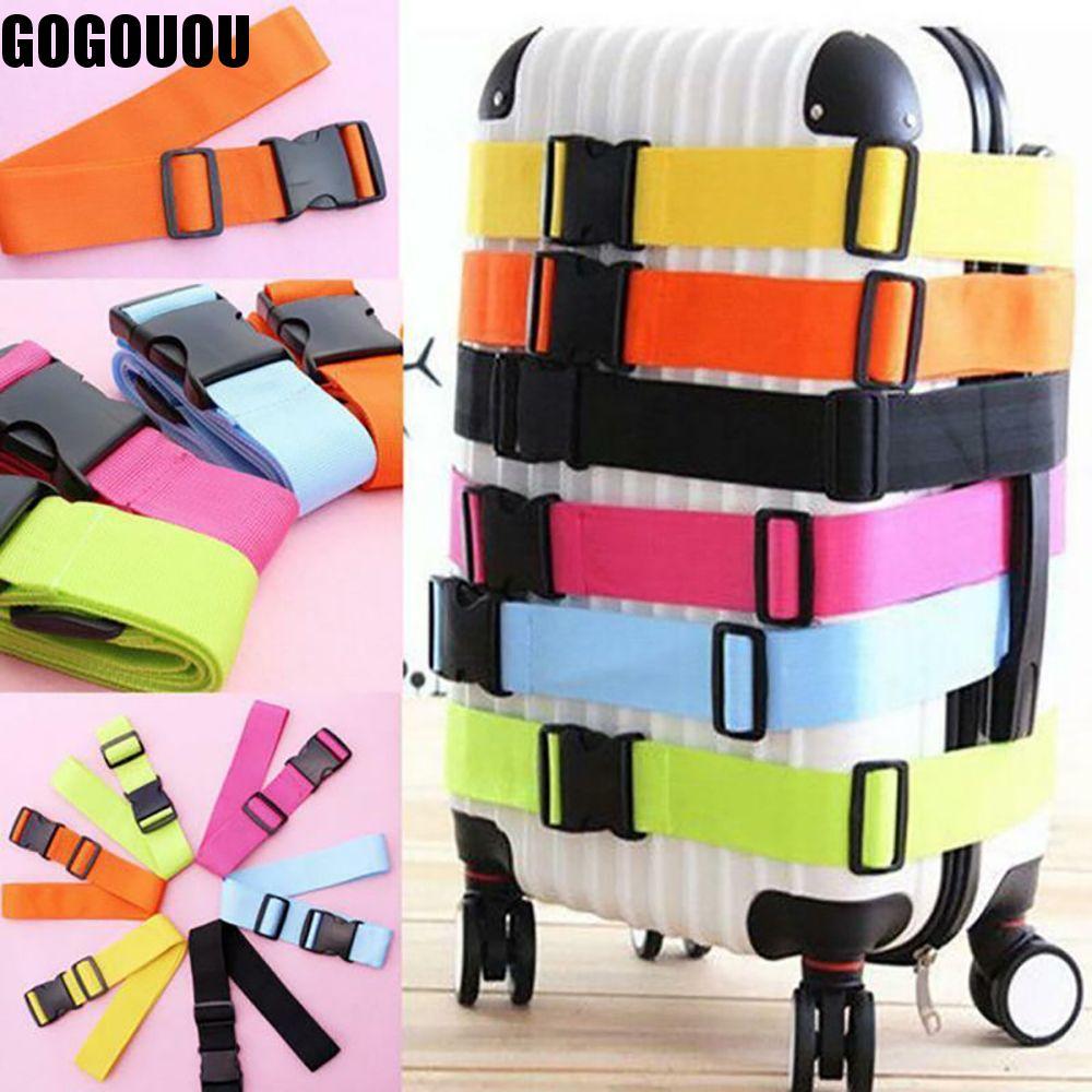 GOGOOU Baggage Belts Anti-lost Cross Strap Suitcase Belts Packing Belts