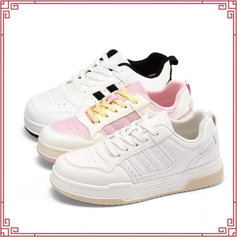 【8.1รุ่นใหม่】Corolla Rainbow Shoes รองเท้าลำลองผู้หญิง วัสดุ PU+ผ้าตาข่าย ระบายอากาศดี น้ำหนักเบา ขอ
