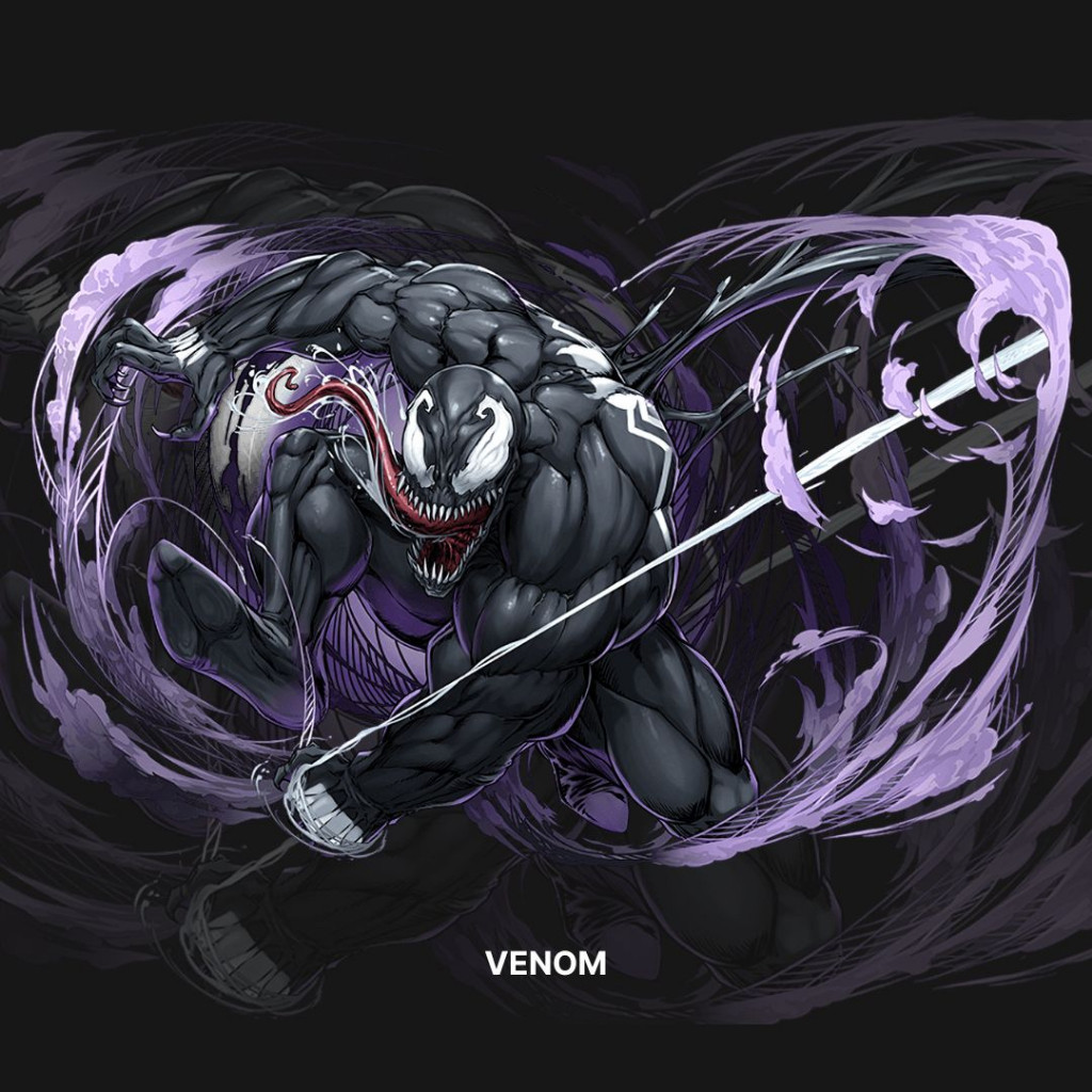 Front-shirt时尚series2026printcod2026venomwhiteblackspider-man SPGJ