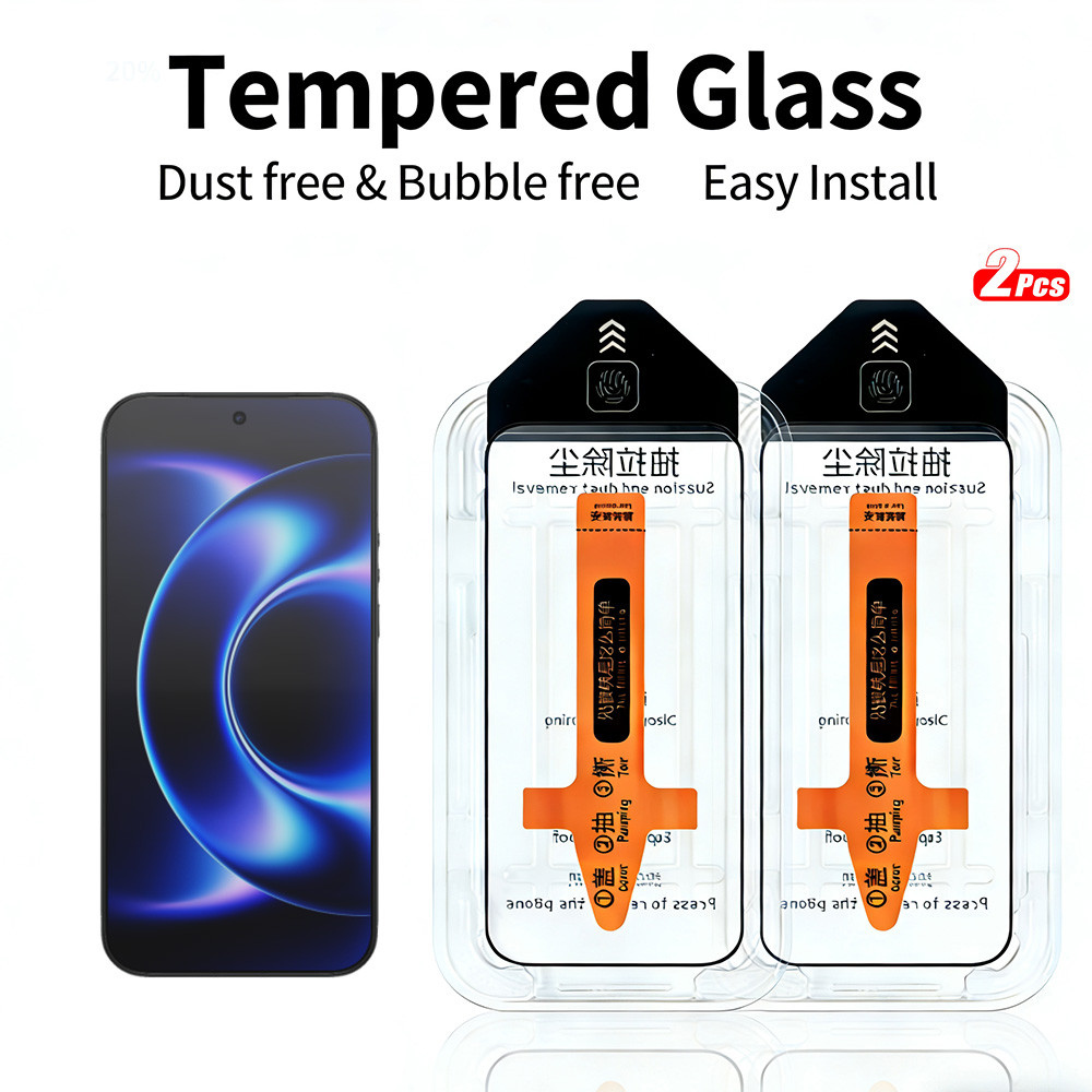 2pcs กระจกนิรภัยสําหรับ Xiaomi Mi 15 17 Ultra 14 14T 15T Pro Mi14T Mi15T mi 17 Pro Max ป้องกันหน้าจอ One-Touch ติดตั้งง่าย