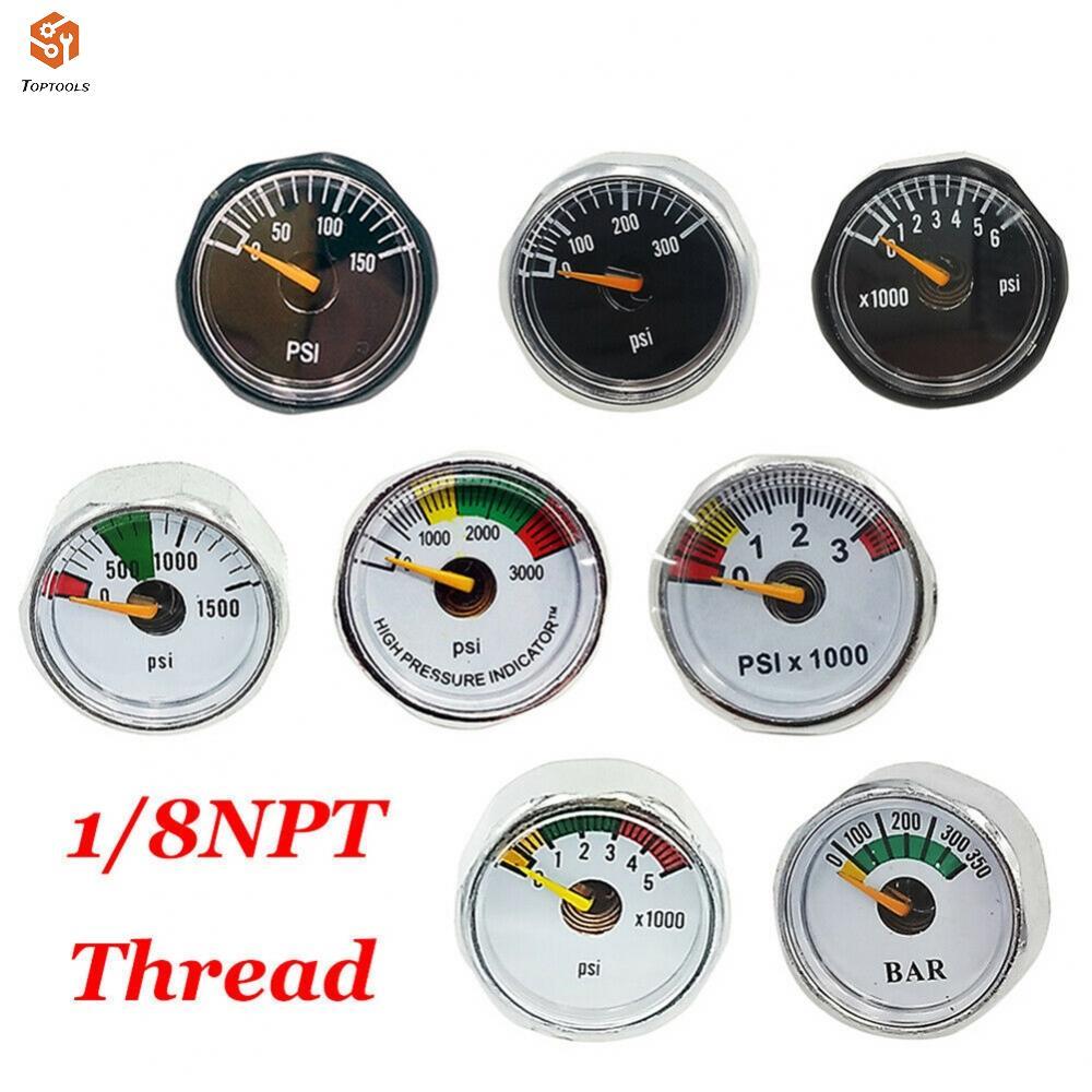 Mini Manometer 1/8 NPT สําหรับไฟฉายลม Paintball Sleek และการออกแบบที่ทันสมัย