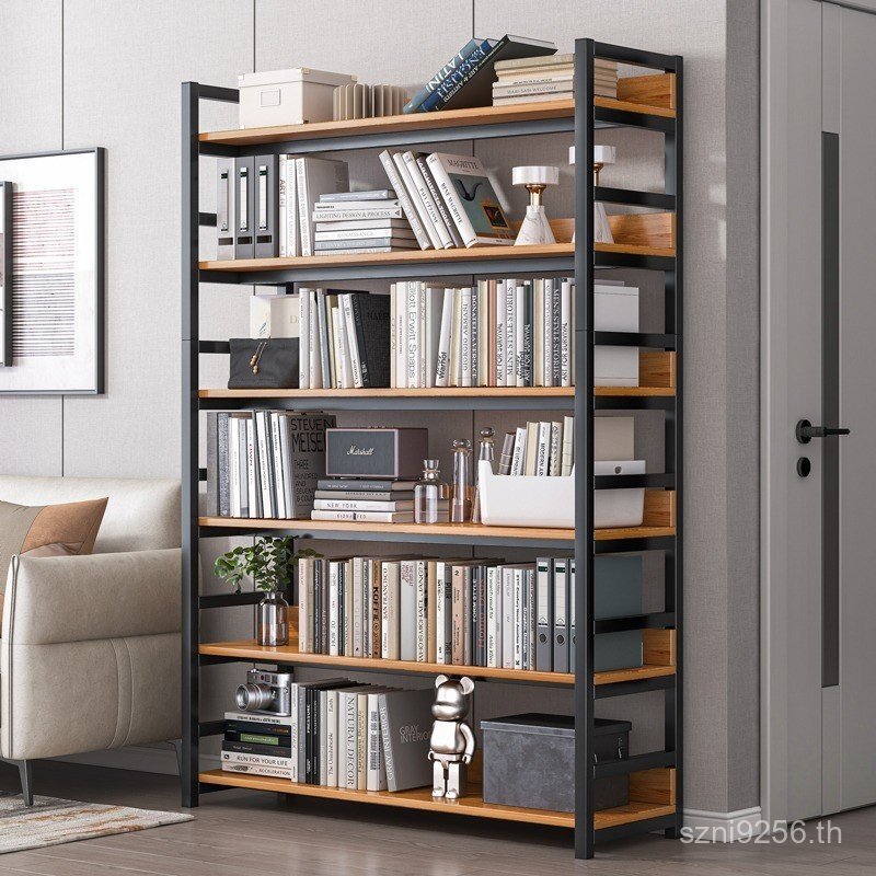 Display Rack Storage Rack ในครัวเรือน Wall-Backing Goods Rack Multi-Layer ชั้นวางหนังสือชั้นวางของชั