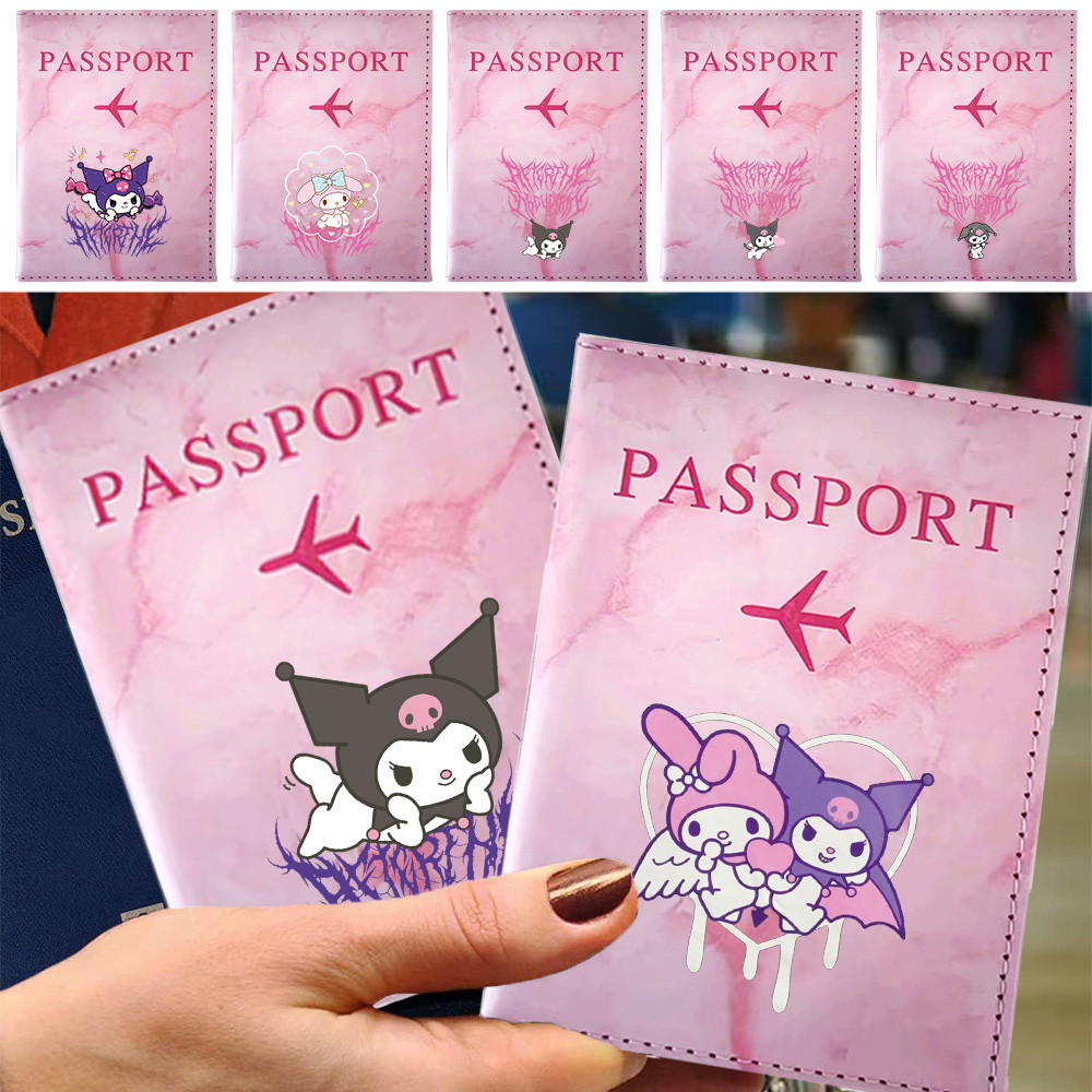 ของขวัญสงกรานต์ ซองใส่พาสปอร์ต วัสดุหนัง PU Passport Case ปกพาสปอร์ต มีช่องสำหรับใส่บัตร ปกหนังสือเดินทาง