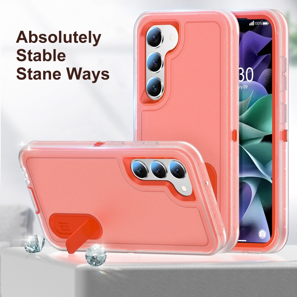 SAMSUNG เคสโทรศัพท์สองชั้นสําหรับSamsung Galaxy S23 Plus S 23 Ultra S23 FE A13 A14 A04S A15 A16 A17 