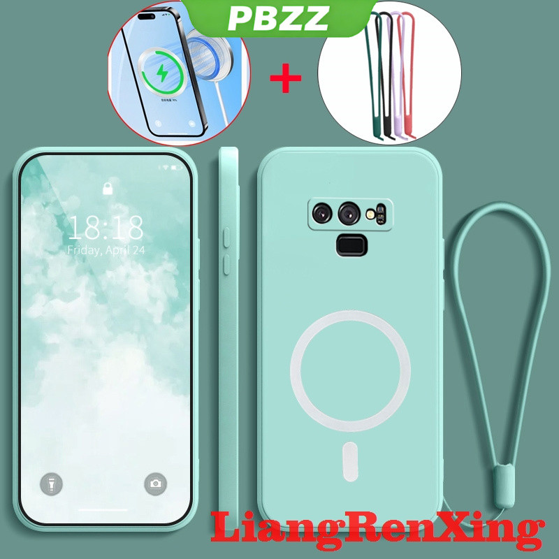 PBZZ เคสสําหรับ SAMSUNG note 9 เคสโทรศัพท์ Softcase Liquid Silicone Protector Smooth กันกระแทกฝาครอบกันชนดีไซน์ใหม่ความงาม แม่เหล็กดูดไร้สาย YTBSWX01 ราคา ถูกที่สุด ดีลบีเคเค แกลเลอรีภาพที่ 5