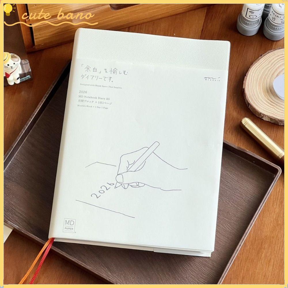 โน๊ตบุ๊คนักเรียน BANO รายการที่จะทําด้วยปฏิทิน 2026 Planner A6 Daily Planner ของขวัญ