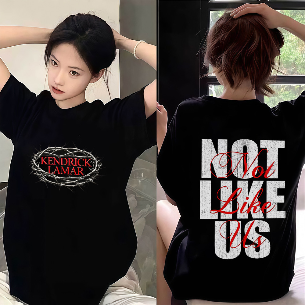 [คลังสินค้าพร้อม] เสื้อยืดสีดําสีขาวขนาดบวกเสื้อยืดสีขาวสีดําย้อนยุครอบคอผู้ชายผู้หญิงผ้าฝ้ายแท้ 100% ค2813